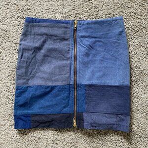 Rodebjer Patchwork Blue Skirt